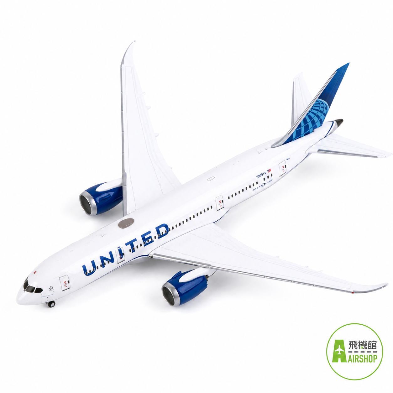 NG model 1/400 聯合航空 波音787-8  N30913 新標準塗裝