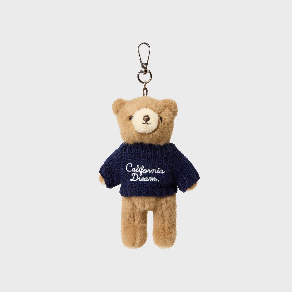WHO A U - Steve Fluffy Bear Keyring *2色* (WHAWF4921A)