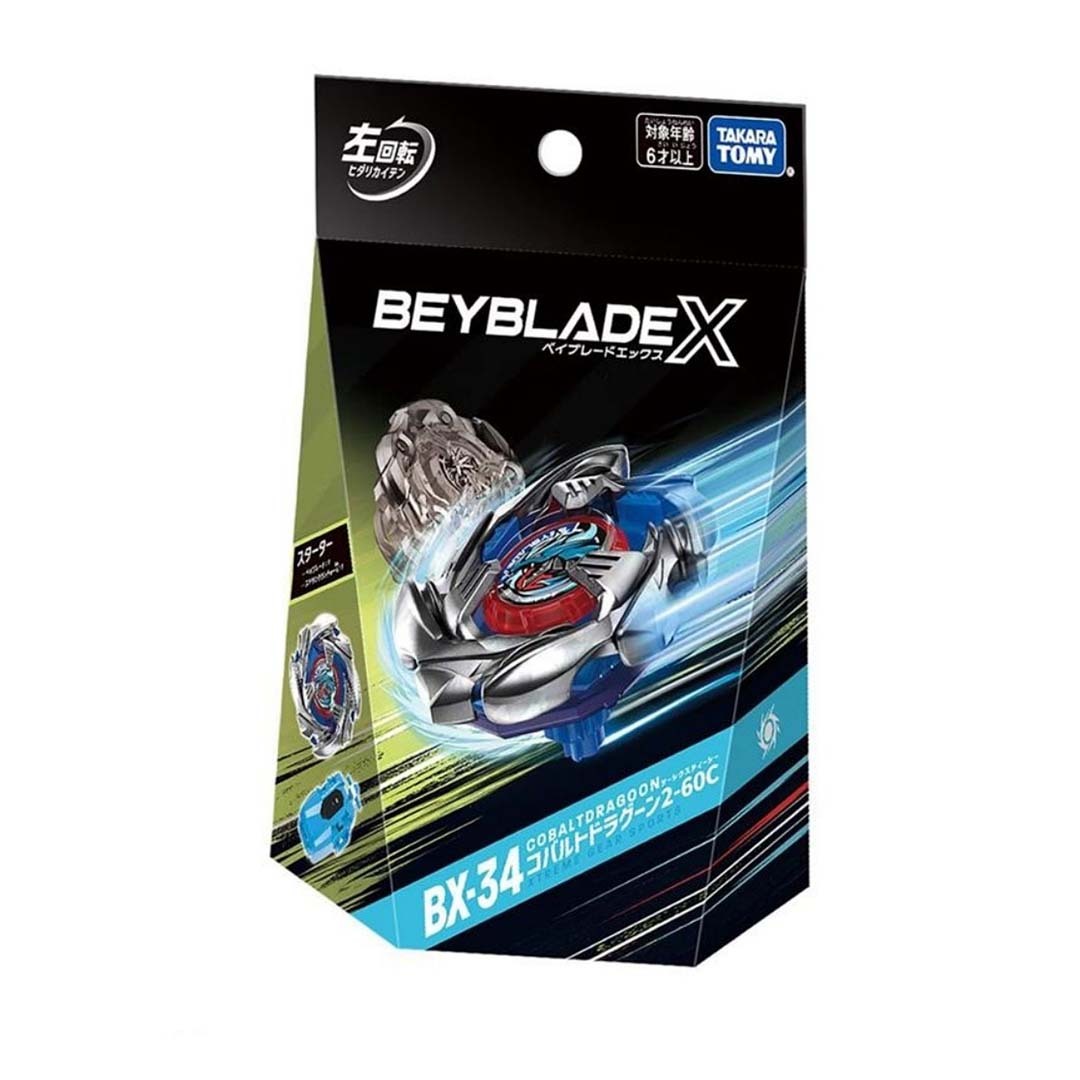 2026SS BEYBLADE X 戰鬥陀螺 BX-34 蒼穹龍騎士 豪華組 附發射器 旋風式 左迴旋 吸收 日版 現貨 正品