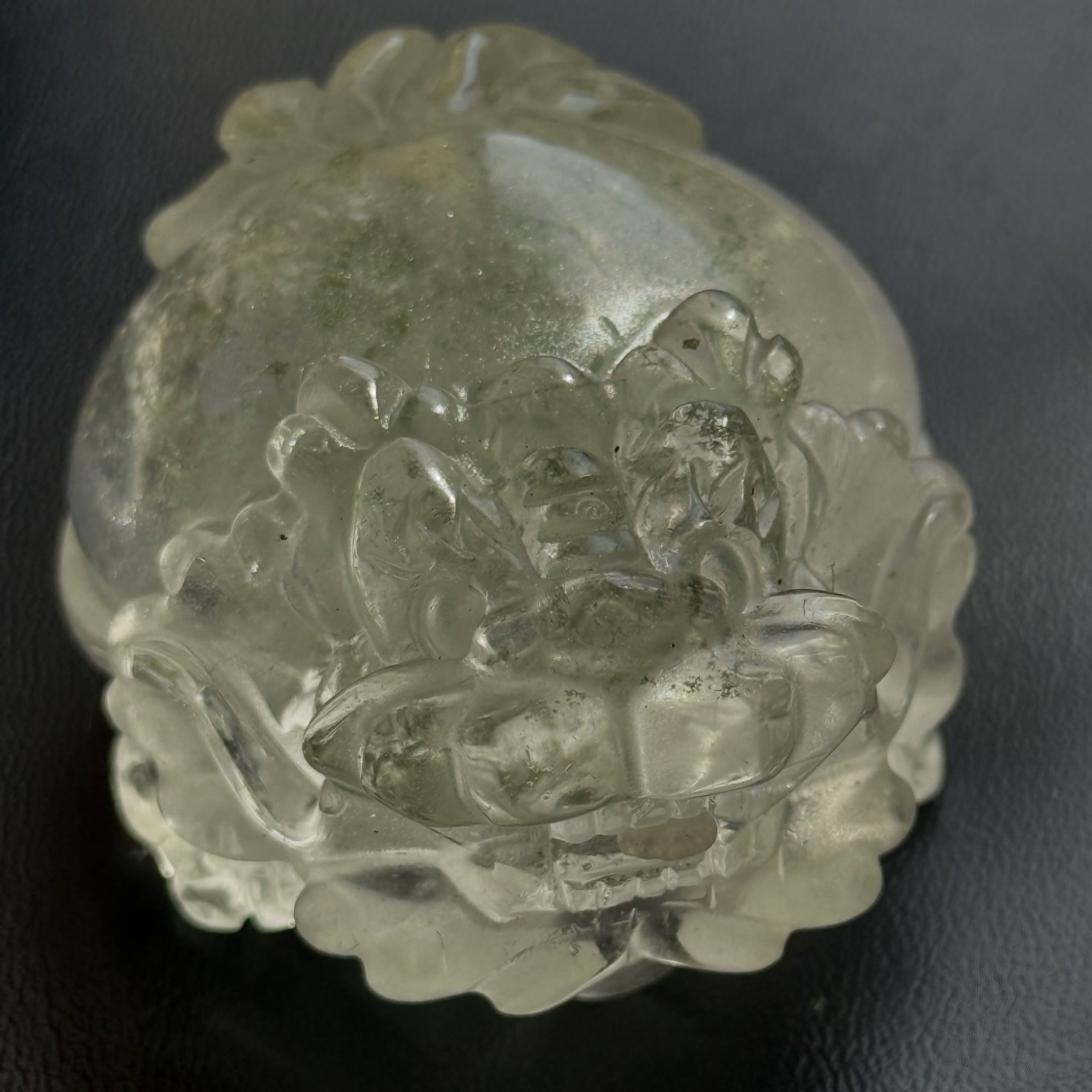 [原石] 綠幽靈水晶 龍龜