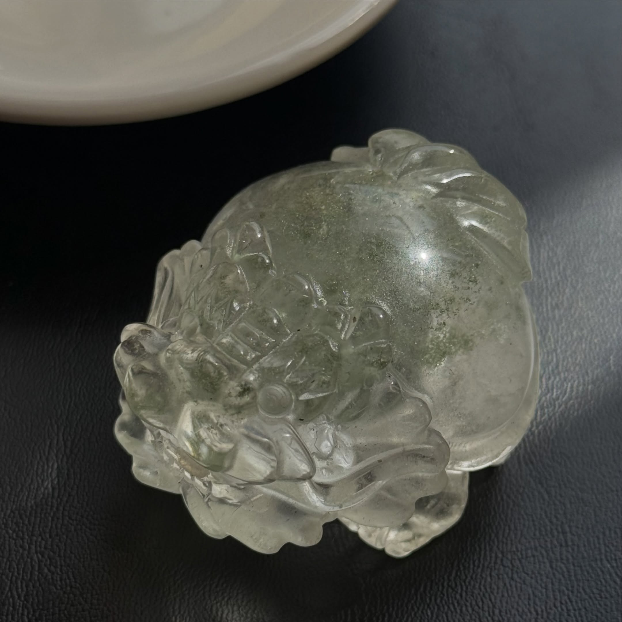 [原石] 綠幽靈水晶 龍龜