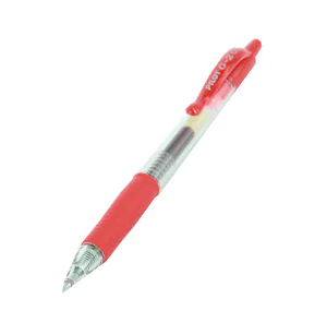 百樂牌 G2-5 按制啫喱筆 - 紅色 0.5mm 507209750