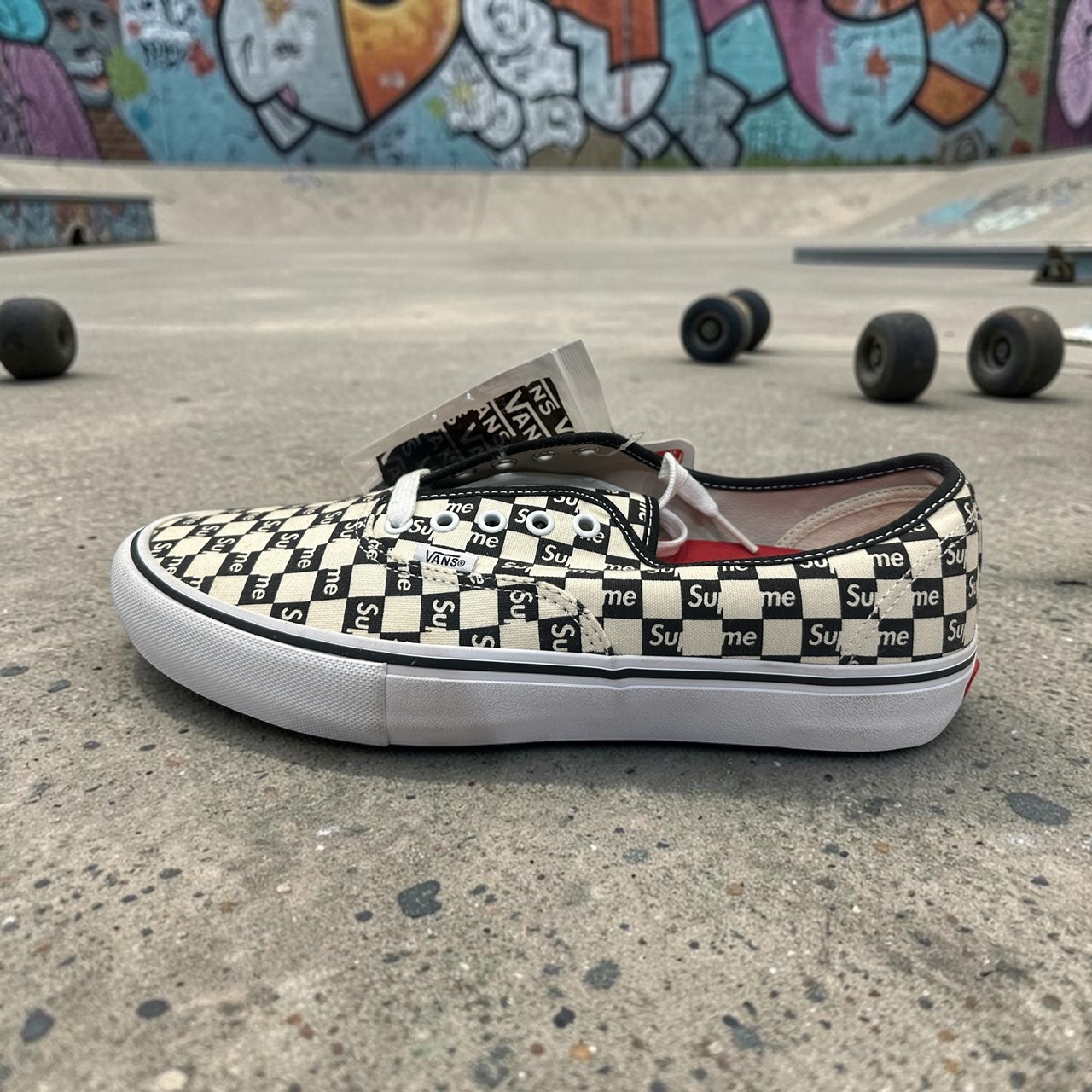 限量現貨 Vans Authentic Supreme Black Checker VN000Q0DJLW 棋盤格