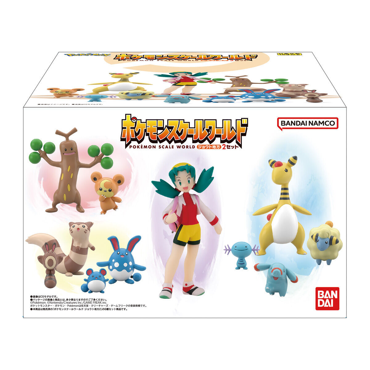 全新現貨【BANDAI】 Pokemon POKÉMON SCALE WORLD Johto REGION 2 寵物小精靈 精靈寶可夢 城都地區 第2彈套裝 行版