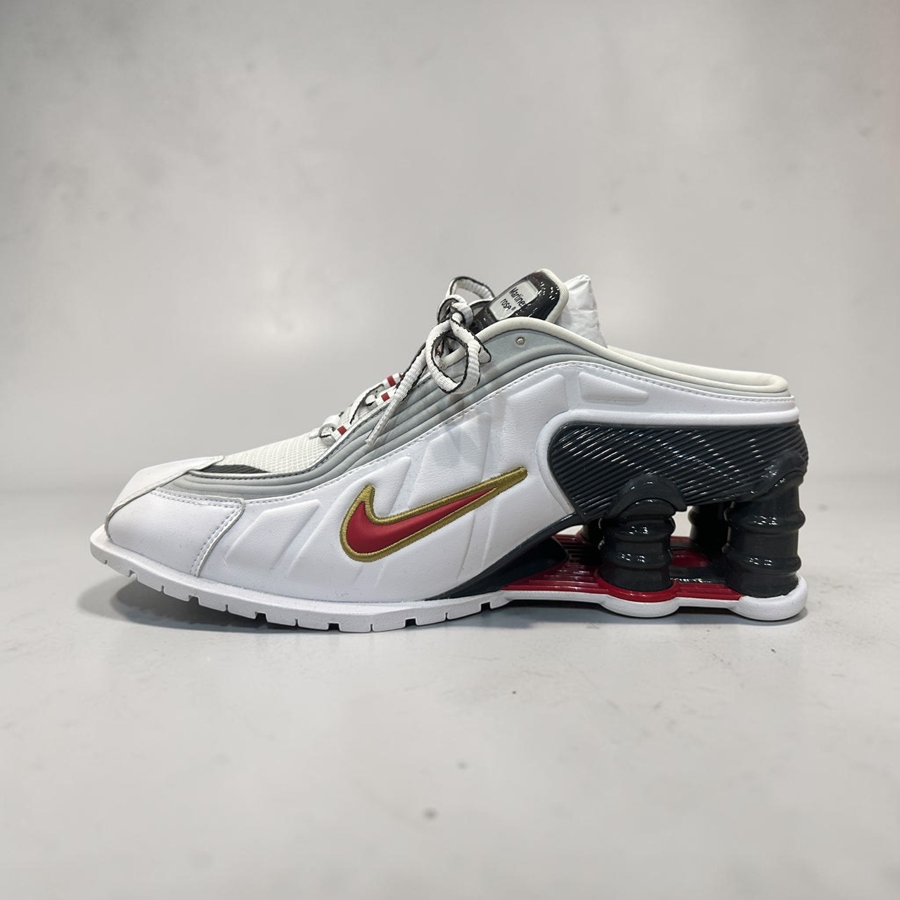 限量現貨 Martine Rose x Nike Shox MR4 Wmns 白紅 IM5420-100