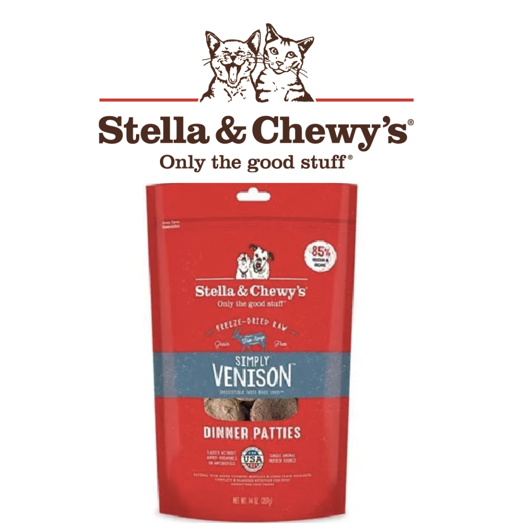 Stella & Chewy's - 凍乾狗主糧- 單一蛋白-鹿肉配方 (14oz / 25oz)