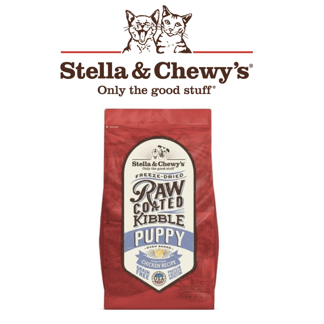 Stella & Chewy's -幼犬凍乾外層狗乾糧 - 放養雞配方 3.5LB