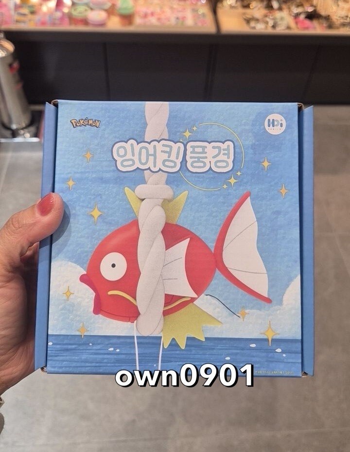 【OWN】POKEMON 寶可夢 韓國限定 風鈴 壁掛 掛勾 鯉魚王 鈴鐺 招財 保平安 限量