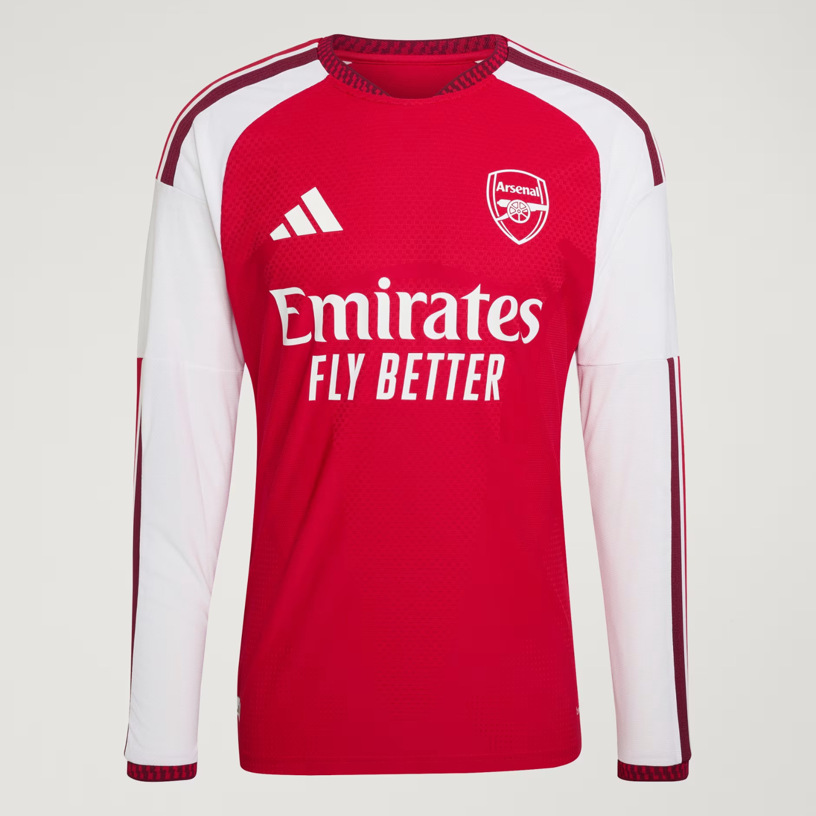 2026 Arsenal Authentic LS Home Shirt with Nameset (雙號碼)