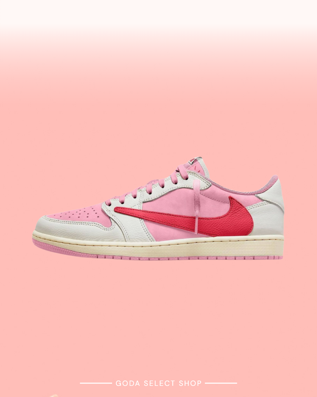 預購 粉色倒鉤 Travis Scott x Jordan AJ1 Low IQ7604-101