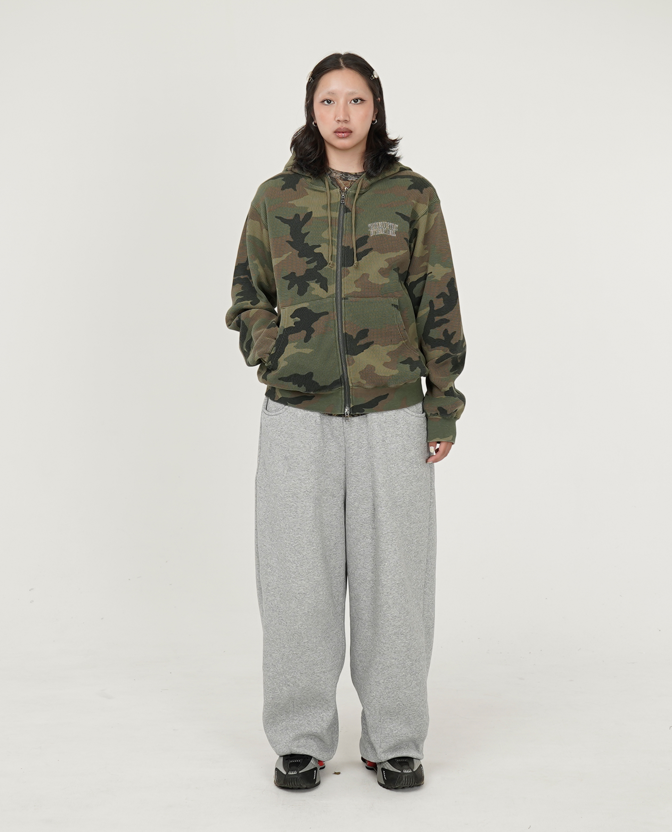 thisisneverthat® Camouflage Thermal Zip Up Hoodie - 26SS