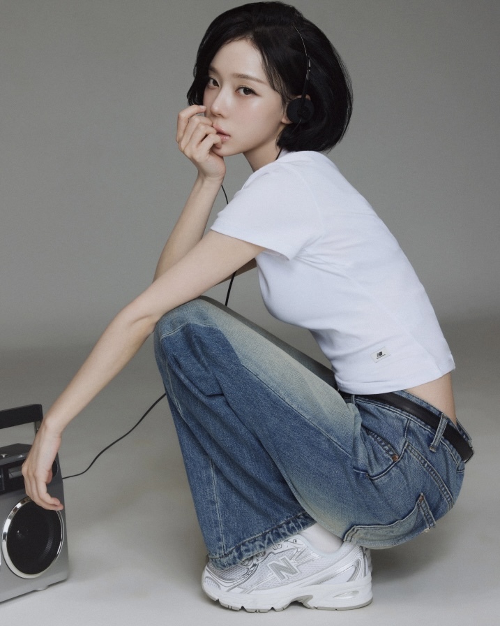 🇰🇷 NEW BALANCE NB WOMEN ESSENTIAL FIT 修身短T 短袖 短版 Winter代言同款 aespa 金冬天 / 預購