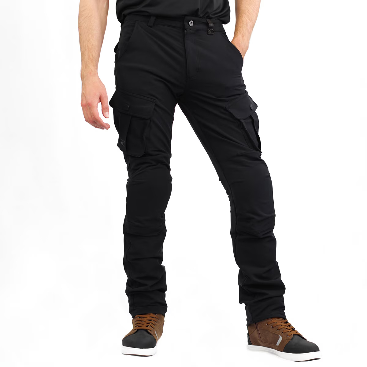 【KOMINE】PK-7483 Motorcycle Water-Repellent Cool Dry Cargo Pants Tactical Riding Trousers with CE Level 2 Armor