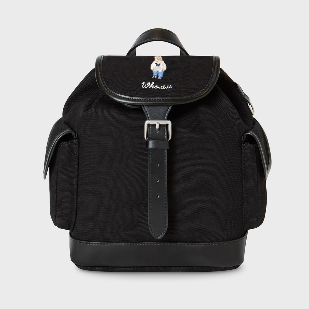 WHO A U - Steve Canvas Backpack *3色* (WHBGG2221A)