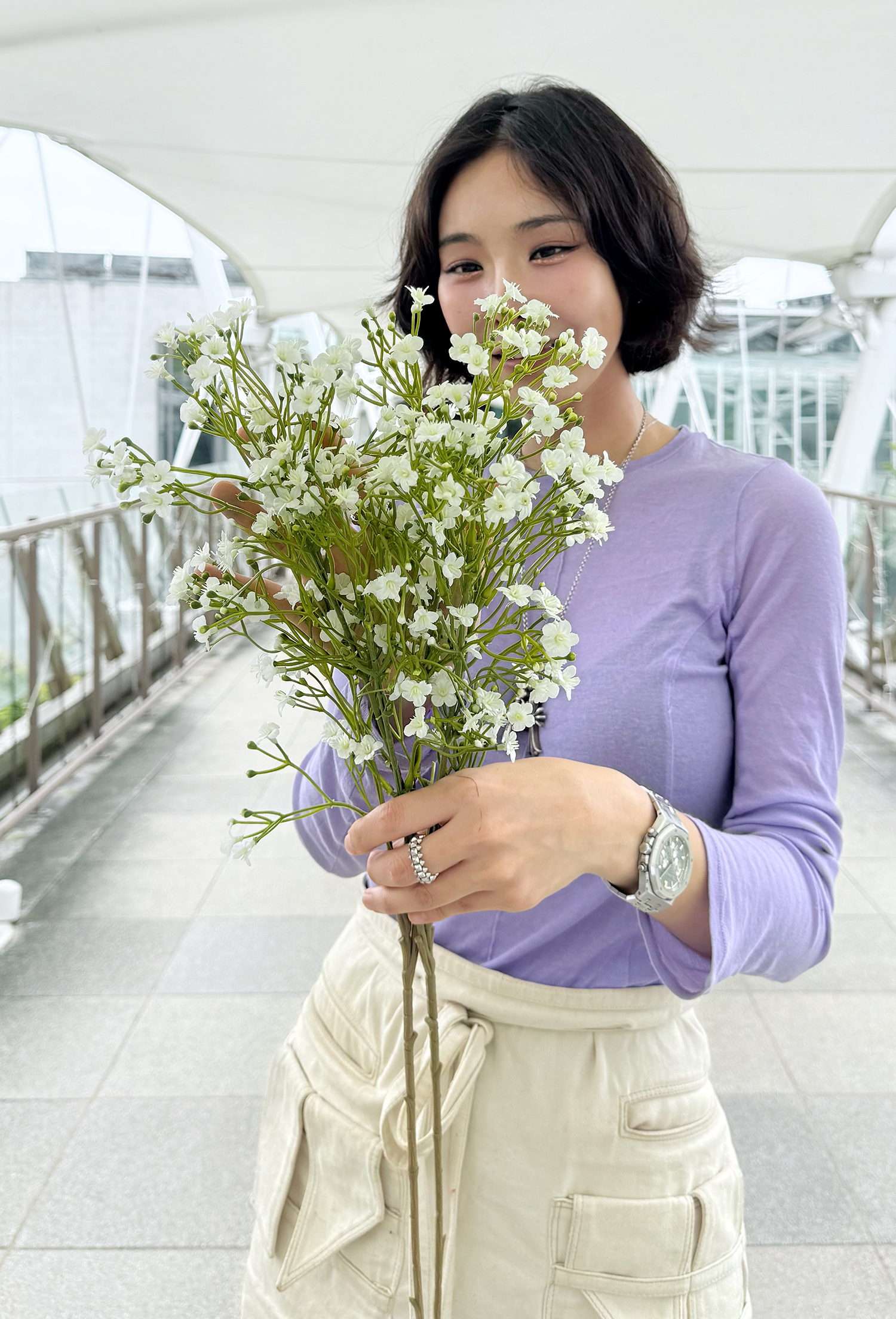 擬真小野花