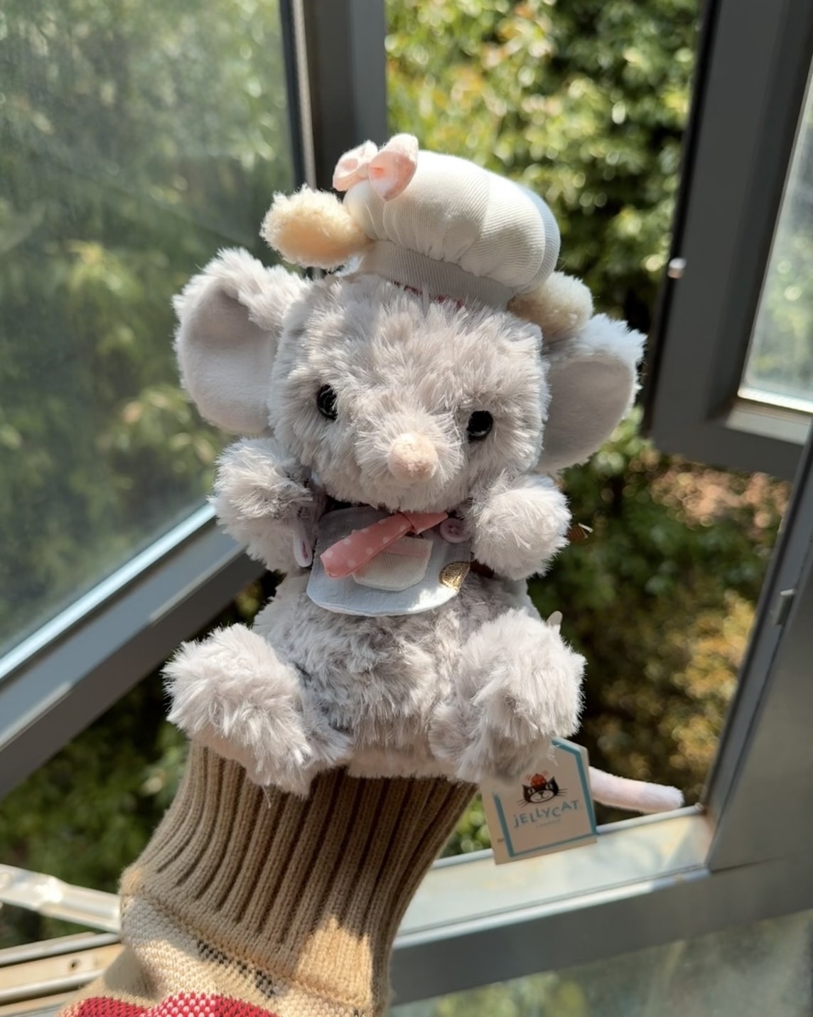 JELLYCAT YUMMY MOUSE 甜美小鼠 廚師套裝 毛絨 娃娃 玩偶 15cm