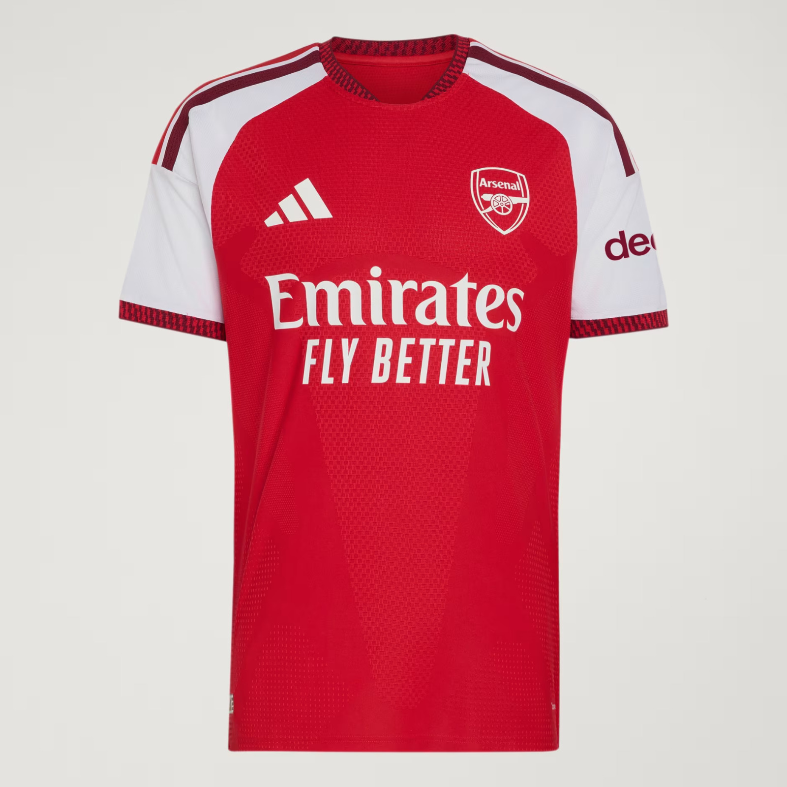 2026 Arsenal Authentic Home Shirt with Nameset (雙號碼)