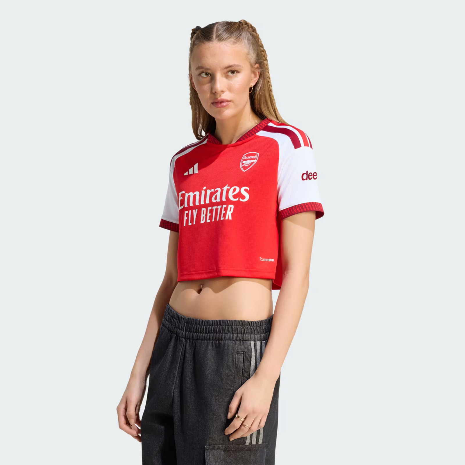 2026 Arsenal Home Cropped Jersey with Nameset (雙號碼)