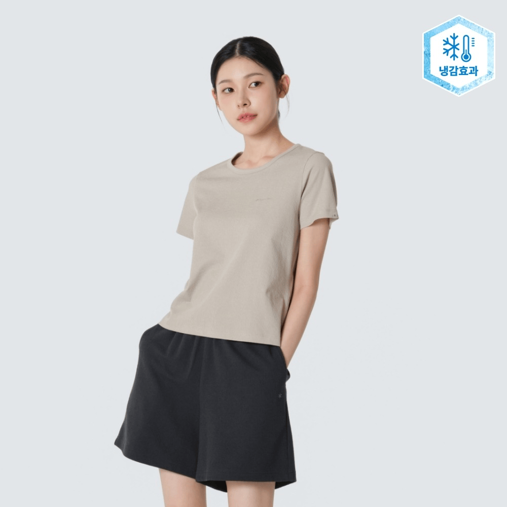 Snow Peak｜Ribbed Women's Short Sleeve T-shirt S26MWF-TS39  [4 colors]