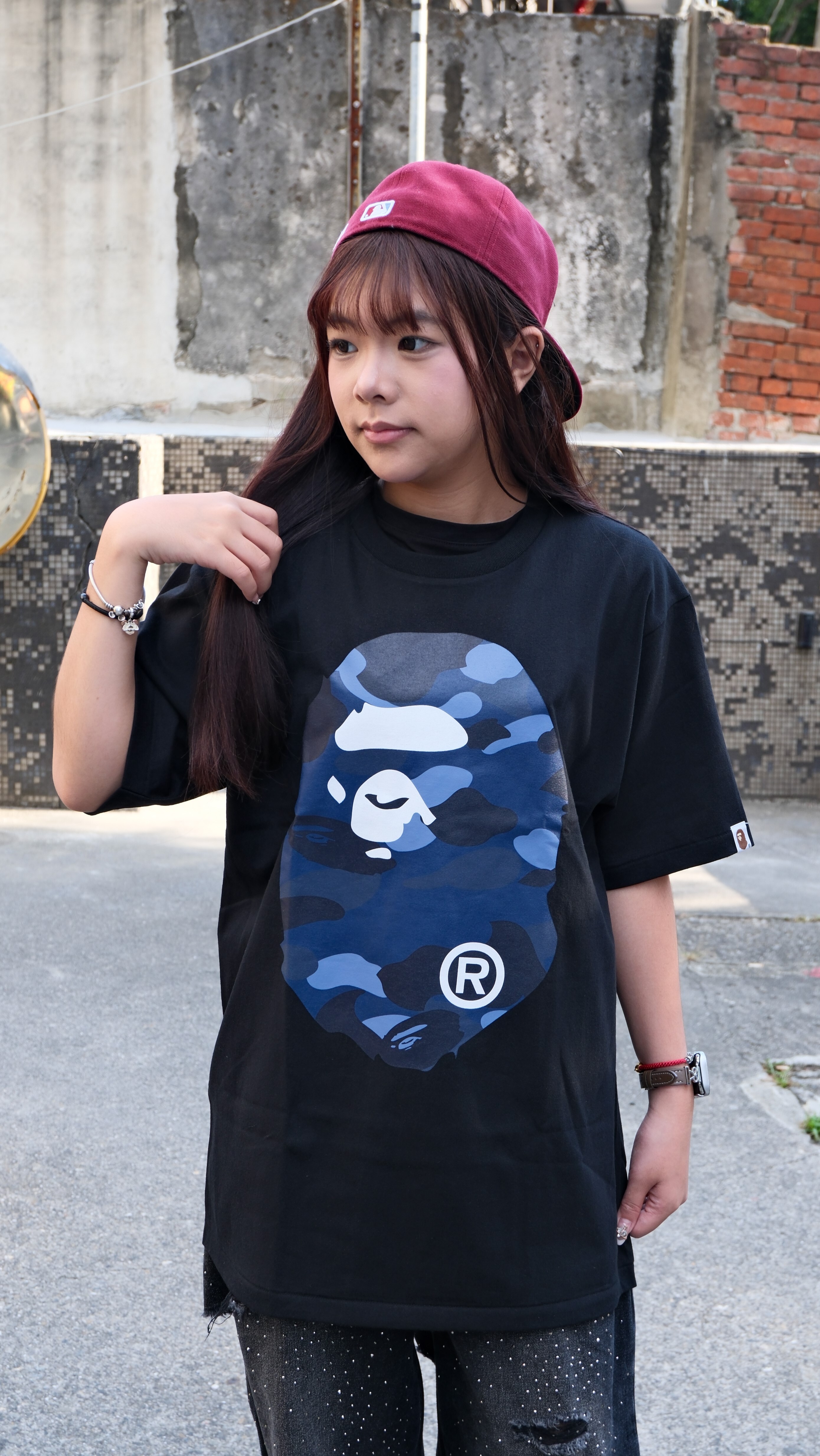 BAPE COLOR CAMO BIG APE HEAD 迷彩 大猿頭 短Tee 1L80110017