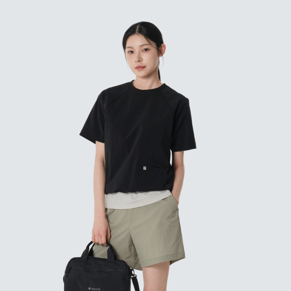 Snow Peak｜Root Women's Pocket Short Sleeve T-shirt S26MWR-TS61  [4 colors]