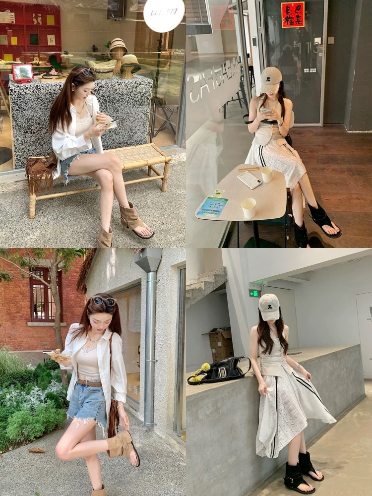 羅馬夾腳拖涼鞋