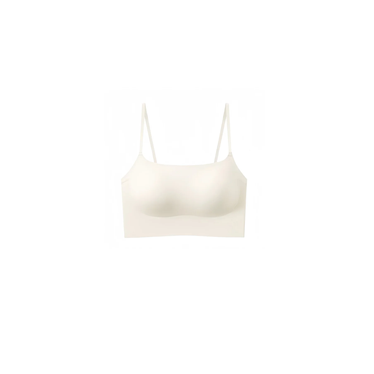 HKCG0515-045 【WORK】冰絲感無痕短版Bra Top creamy white EL26022 (A45M-L)