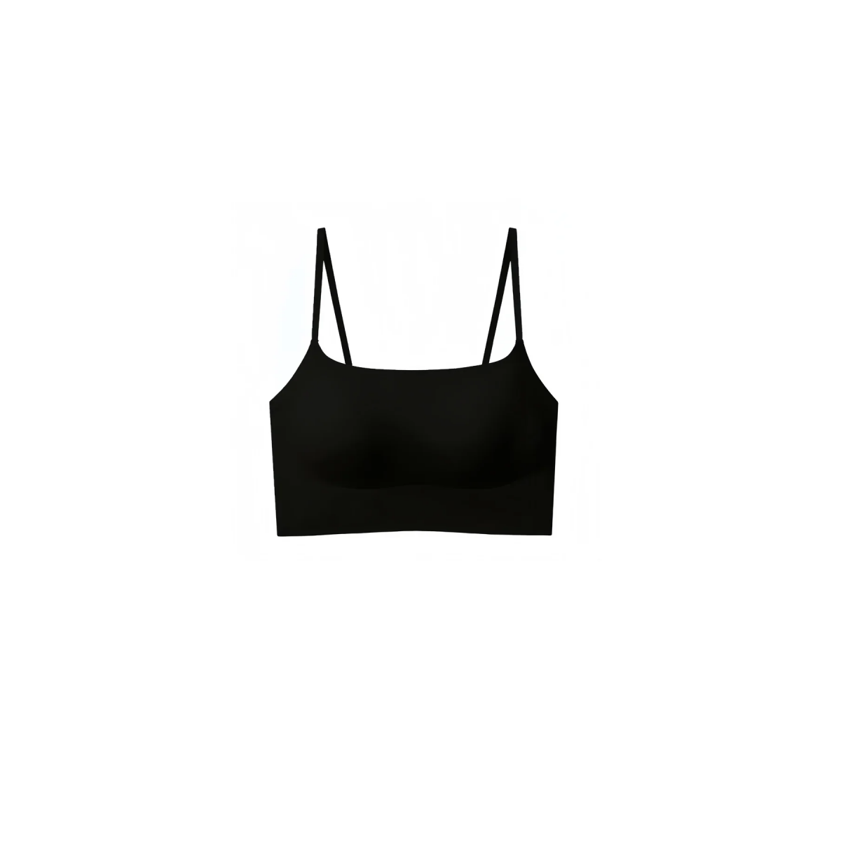 HKCG0515-047 【WORK】冰絲感無痕短版Bra Top black-beauty EL26022 (A47M-L)