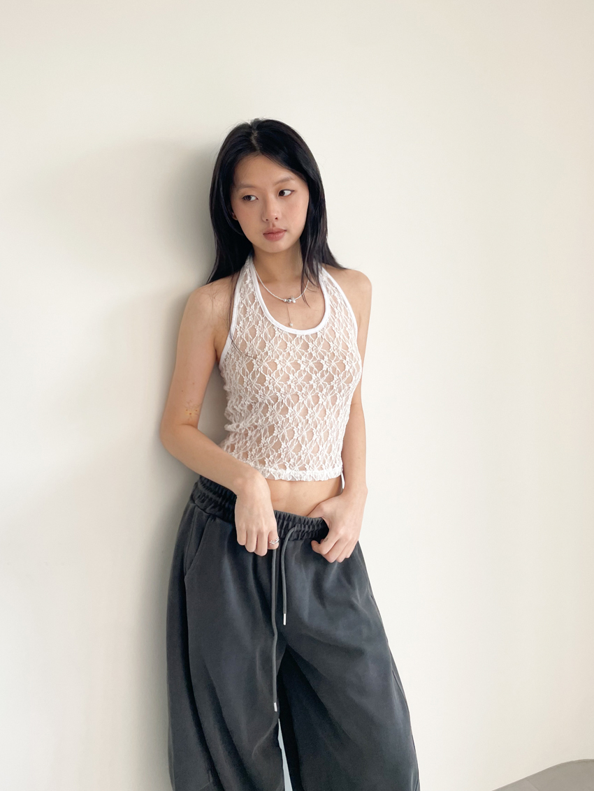 lace halter top