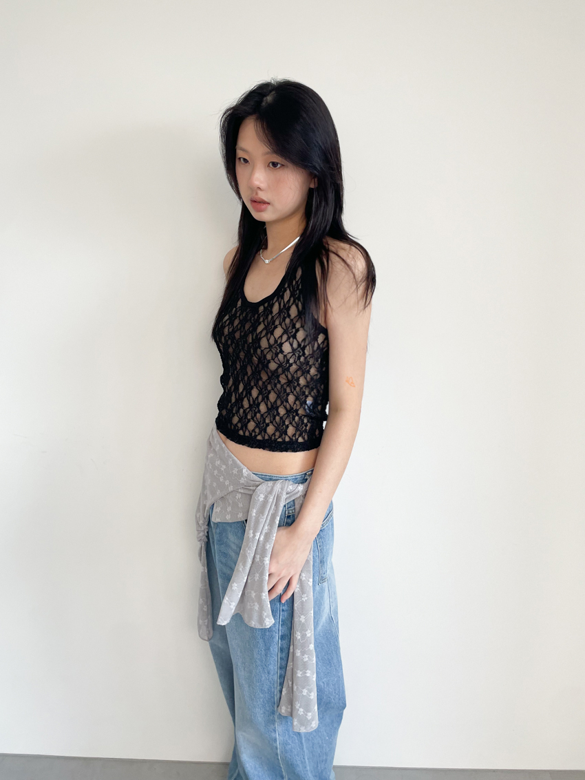 lace halter top