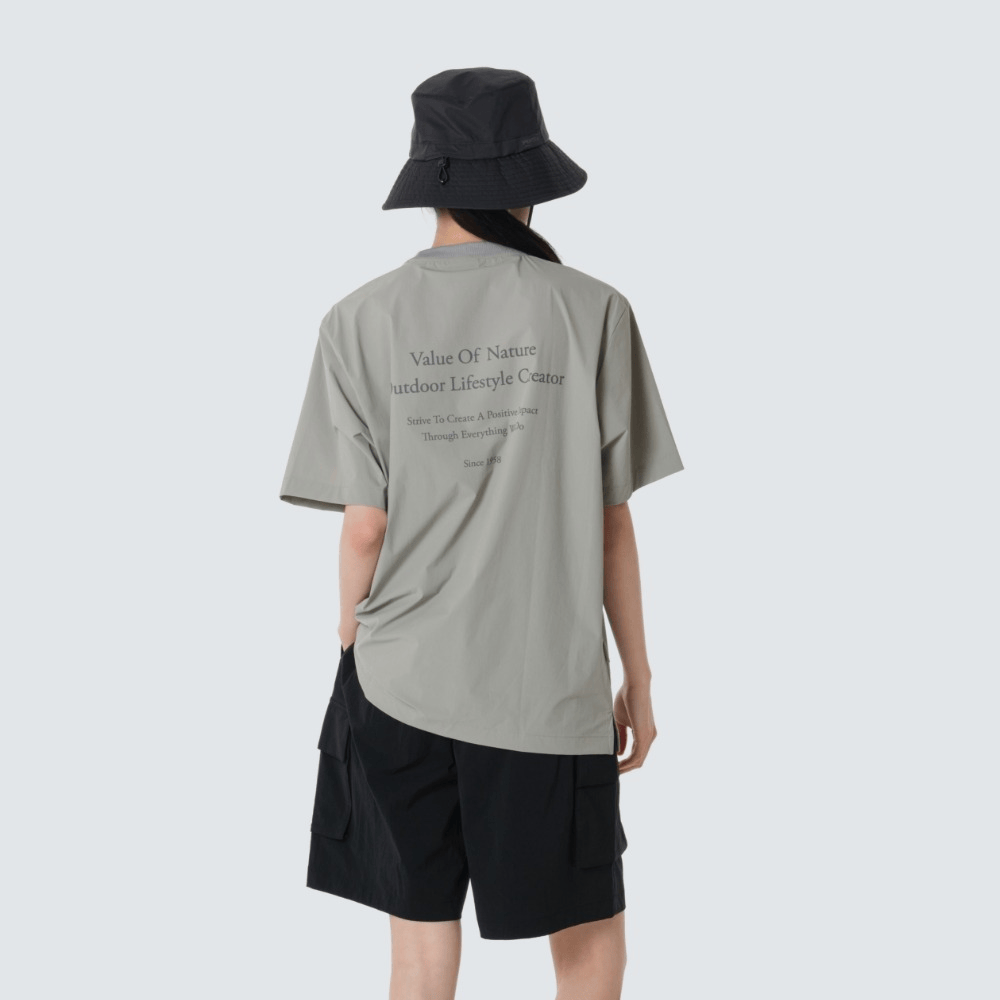 Snow Peak｜Thin Tech Lettering Short Sleeve T-shirt S26MUS-TS31  [5 colors]