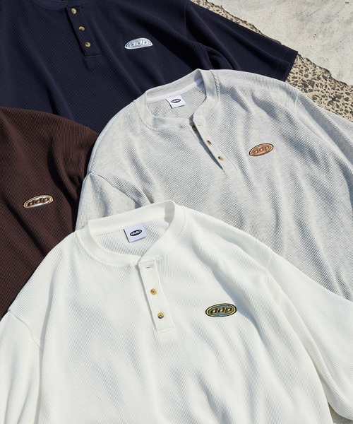 日本 DDP x mono-mart Waffle Henley T-Shirt [sc1525]