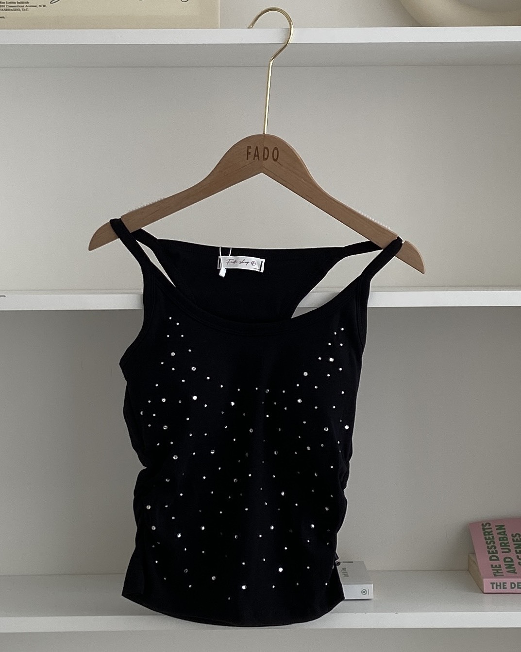 法朵Fado shop｜挖背燙鑽BRA TOP 5265009 三色