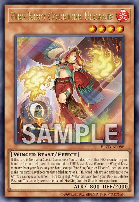 BLZD-AE088 Fire King Courtier Ulcanix