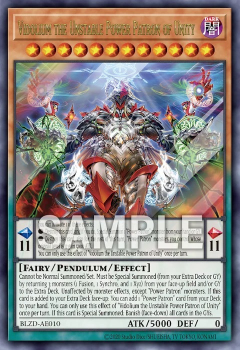 BLZD-AE010 Vidolium the Unstable Power Patron of Unity