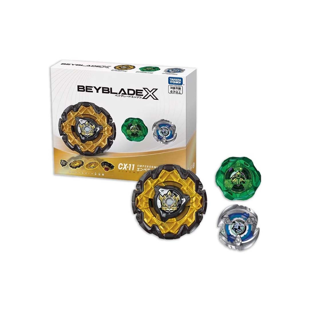 2026SS BEYBLADE X 戰鬥陀螺 CX-11 帝王威能 改造組 一盒三顆 冠軍常駐 日版 現貨 正品
