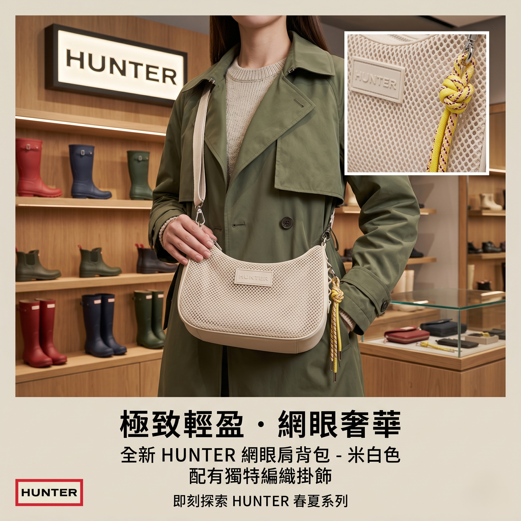 【預購】Hunter H051513 環狀提把手提包