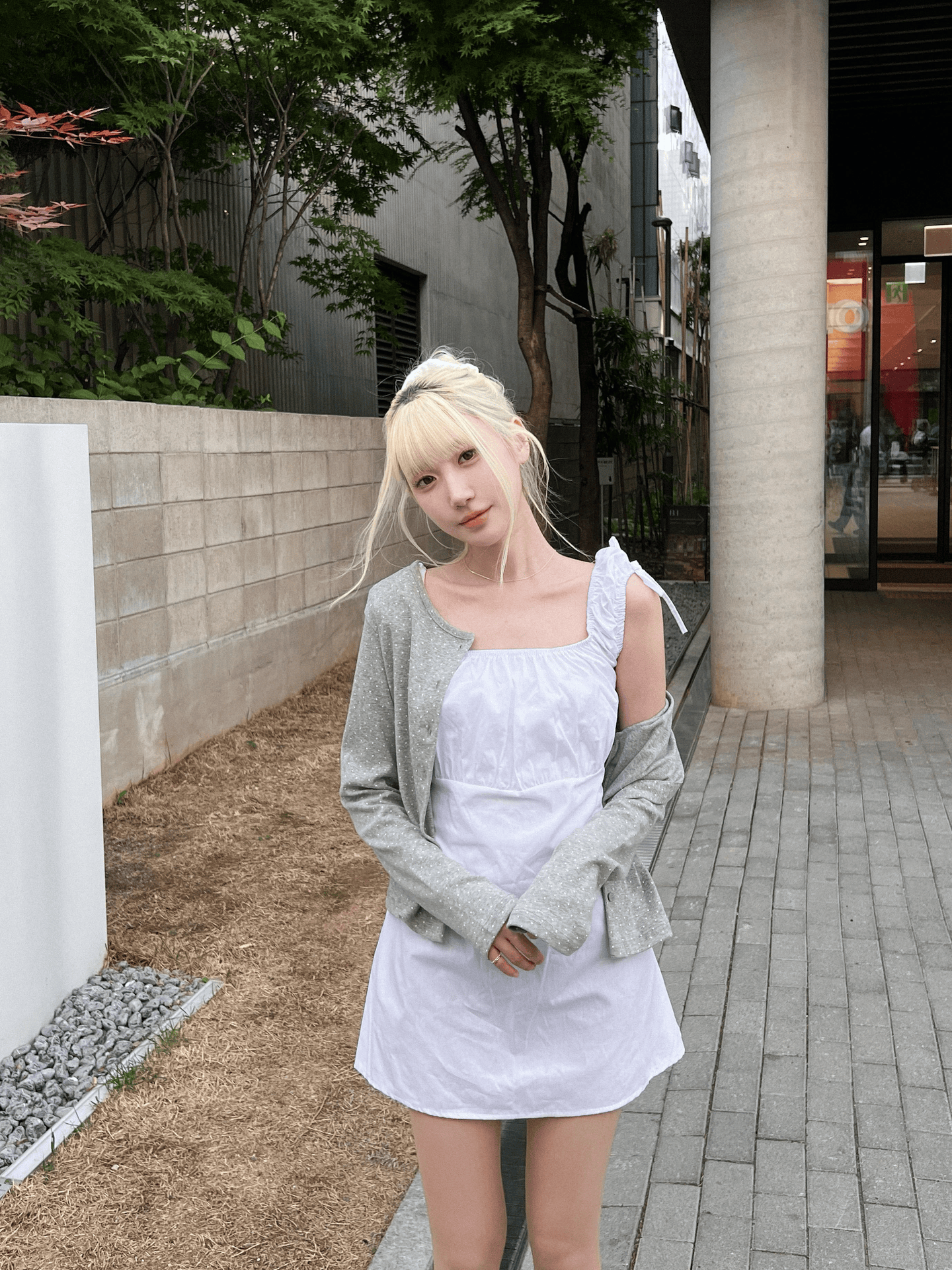 春夏必備～波點圓領棉質薄外套〈🇰🇷DAY 2〉