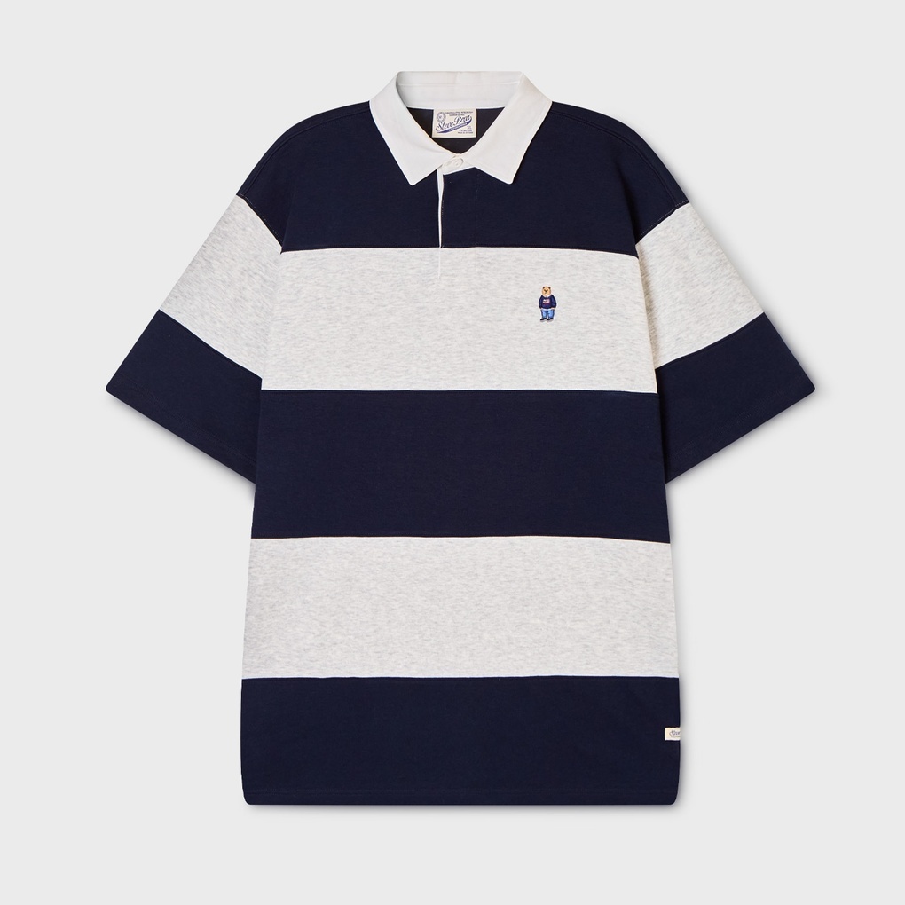WHO A U - Steve Colorblock Collar T-Shirt *3色* (WHHAG2421U)