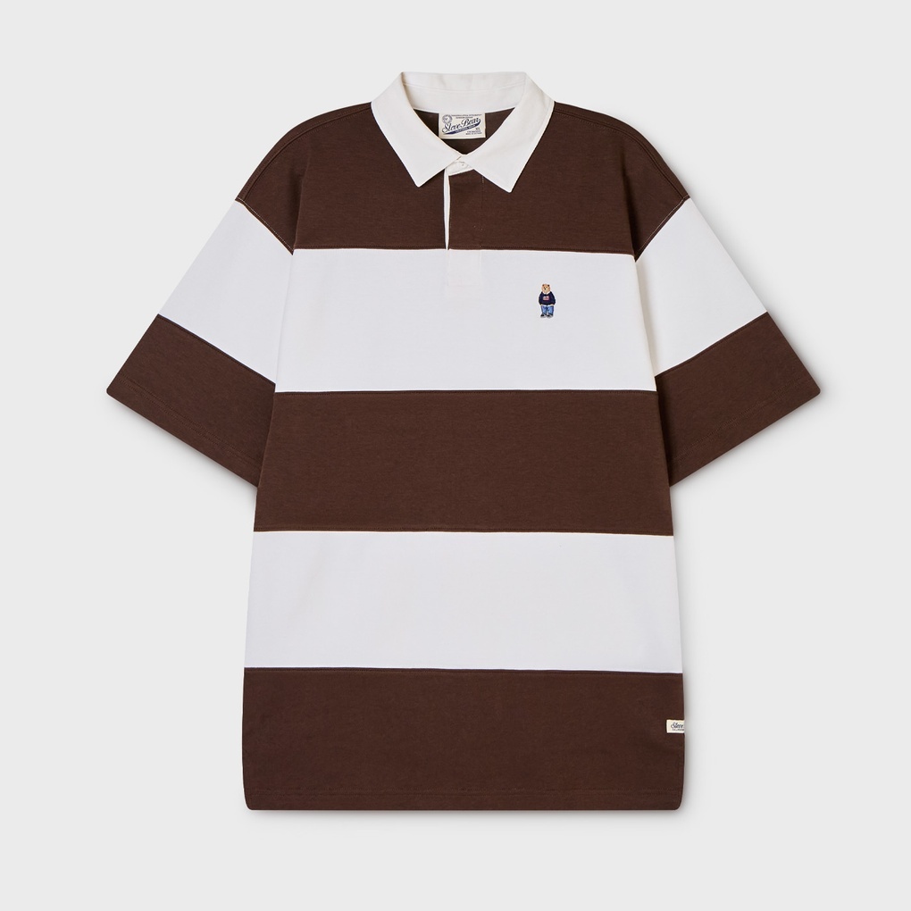 WHO A U - Steve Colorblock Collar T-Shirt *3色* (WHHAG2421U)