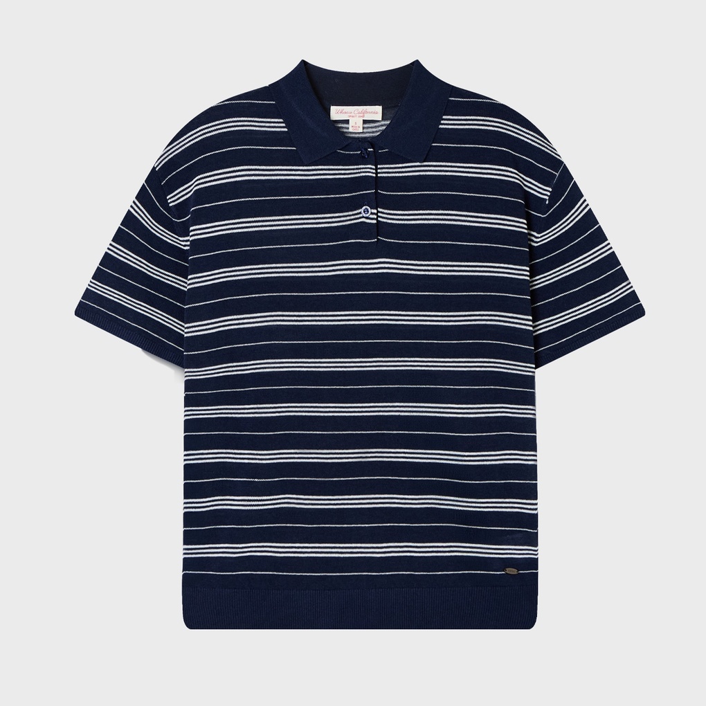 WHO A U - Multi Collar Short Sleeve Sweater *2色* (WHKAG2522F)