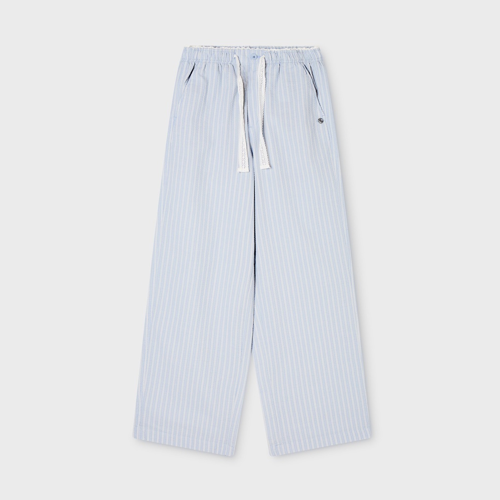 WHO A U - Seersucker Stripe Pants *3色* (WHTAG2431F)