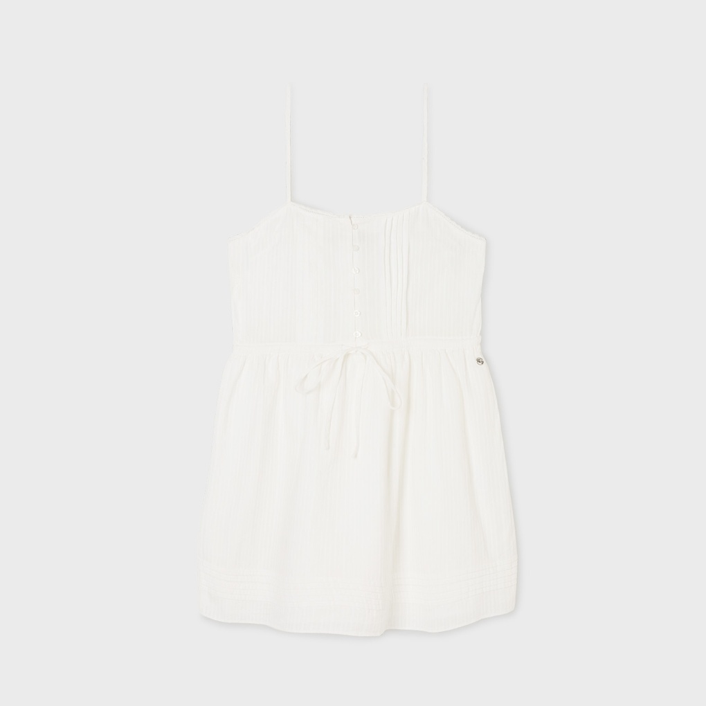 WHO A U - Dobby Layered Onepiece *Ivory* (WHOWG2441F)