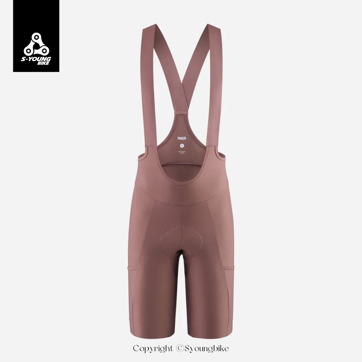 【PEdALED】Odyssey Training Bib Shorts 男吊帶短車褲 / Raisin Purple