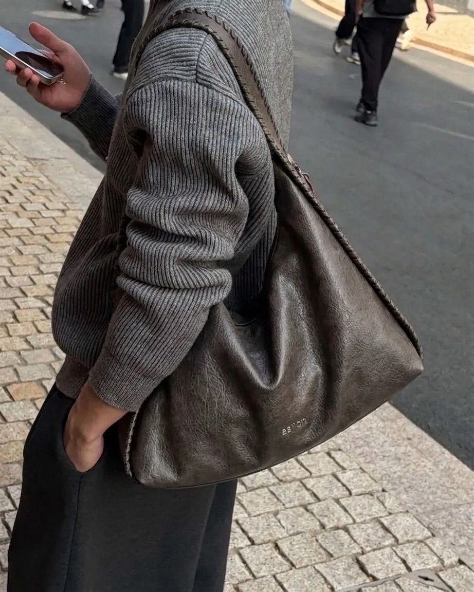 <全網最低>韓國 ason ROVE BAG 皮革 流浪包 HOBO 2.0 2色