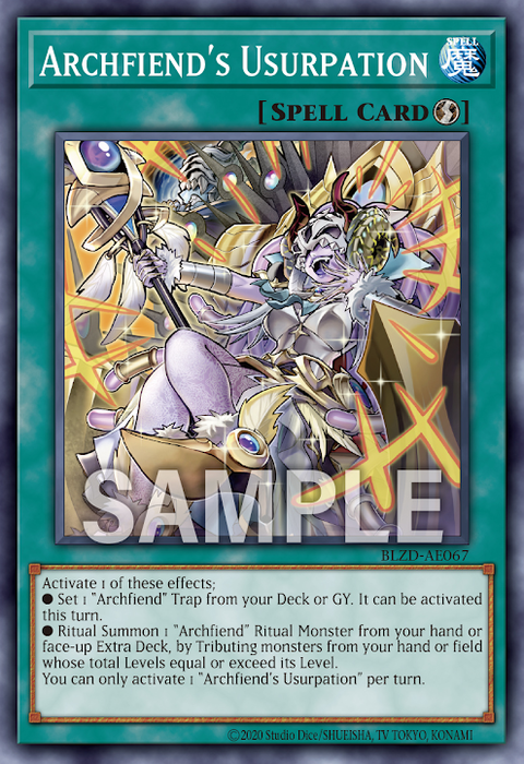 BLZD-AE067 Archfiend's Usurpation