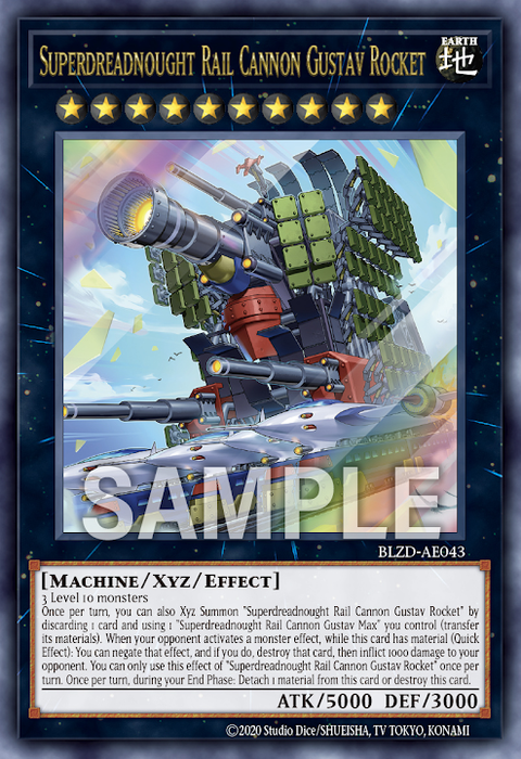 BLZD-AE043 Superdreadnought Rail Cannon Gustav Rocket