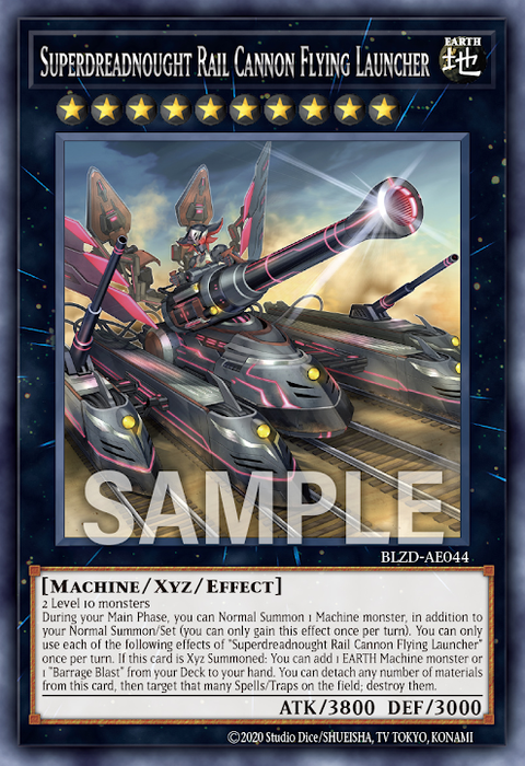 BLZD-AE044 Superdreadnought Rail Cannon Flying Launcher