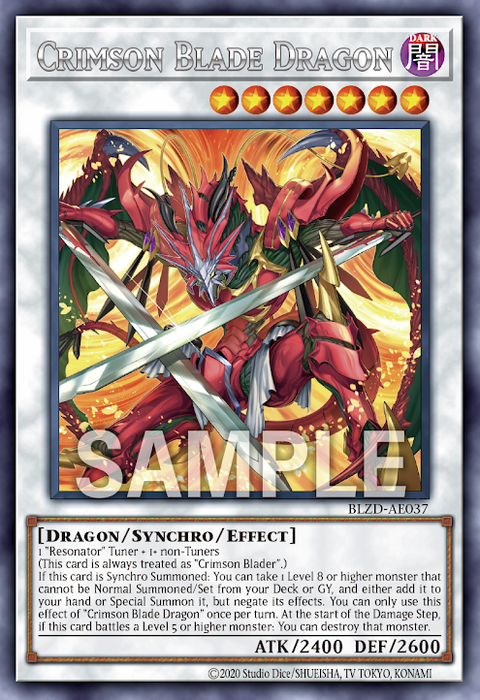 BLZD-AE037 Crimson Blade Dragon