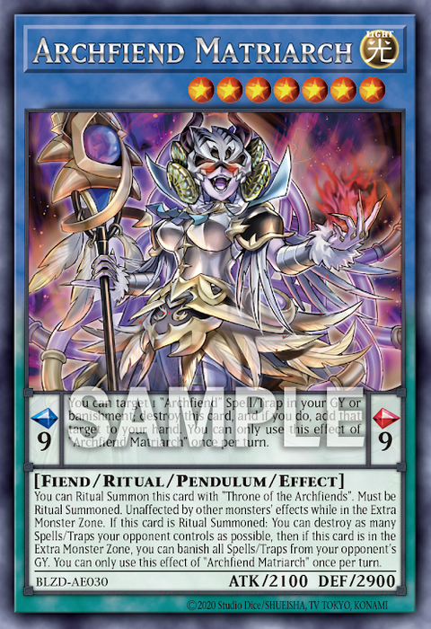 BLZD-AE030 Archfiend Matriarch